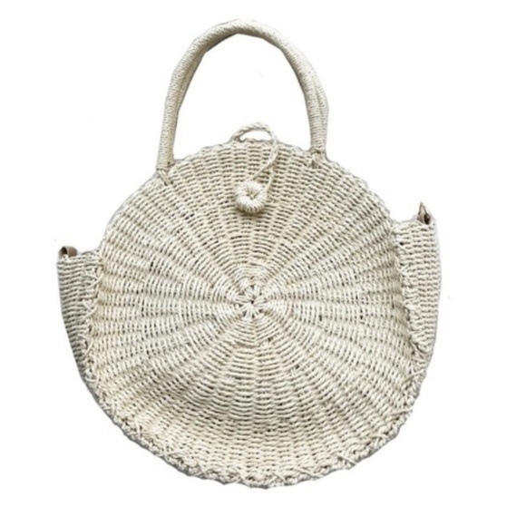 Hand Woven Straw bag - Picture 2 of 6